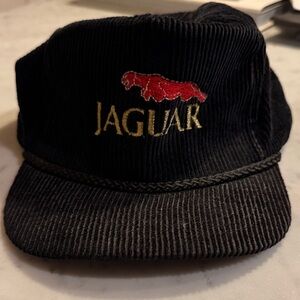 Jaguar Black Corduroy Cap
